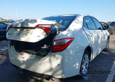 2016 Toyota Corolla Le from USA, damaged, VIN 5YFBURHE3GP486448